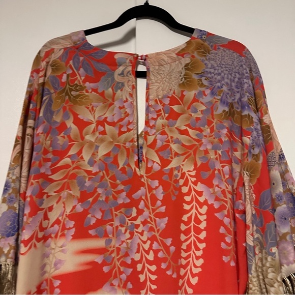 Spell the Gypsy Collective Willow tassel Kimono Sleeves dress Size Small - Picture 9 of 10